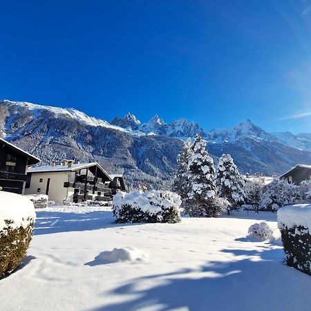 Chamonix Appartement Vue Mont Blanc Avec Jardin المظهر الخارجي الصورة