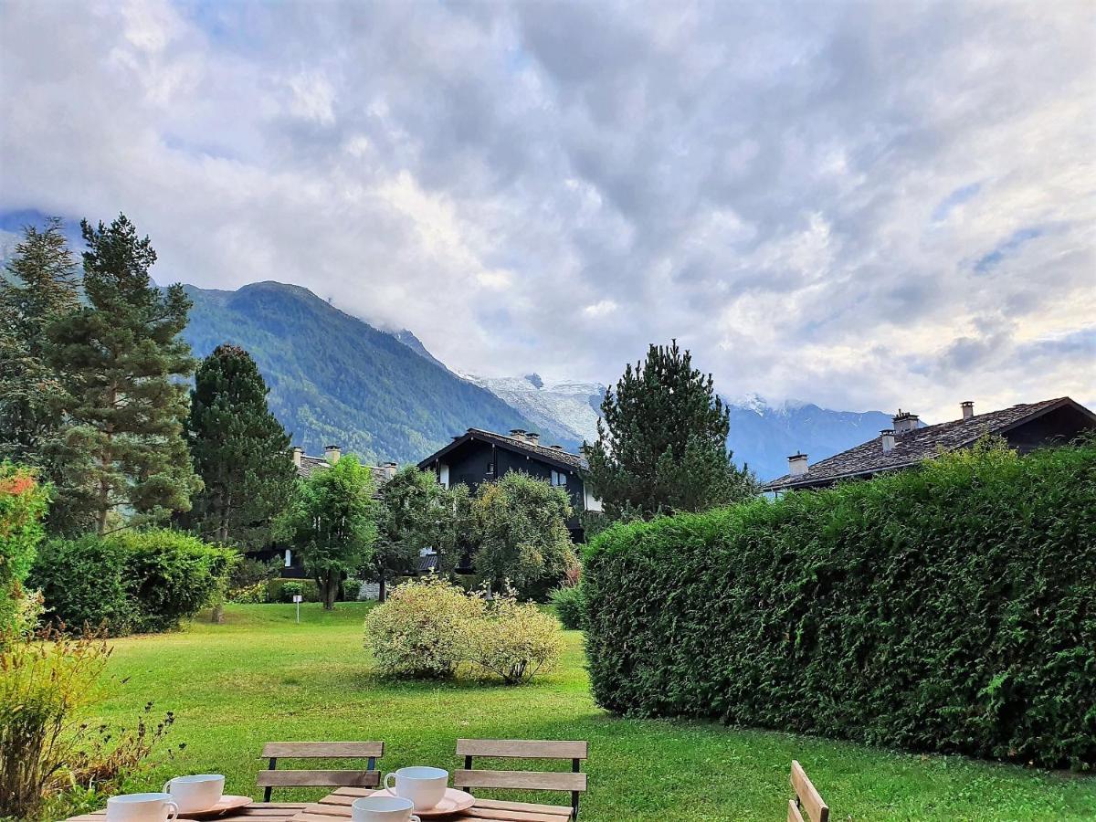 Chamonix Appartement Vue Mont Blanc Avec Jardin المظهر الخارجي الصورة