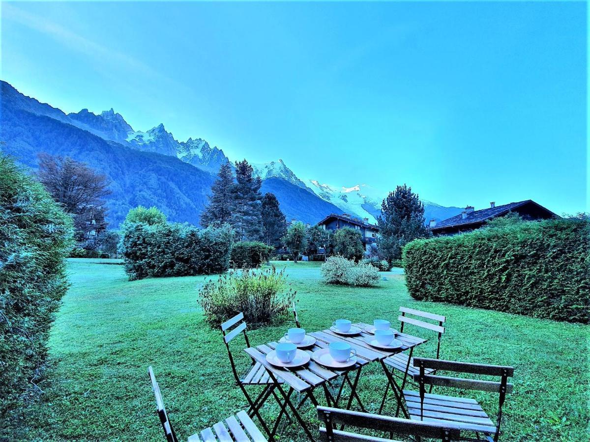 Chamonix Appartement Vue Mont Blanc Avec Jardin المظهر الخارجي الصورة